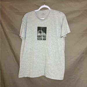 Gray HAVE YOU SEEN HIM YES Graphic T-Shirt